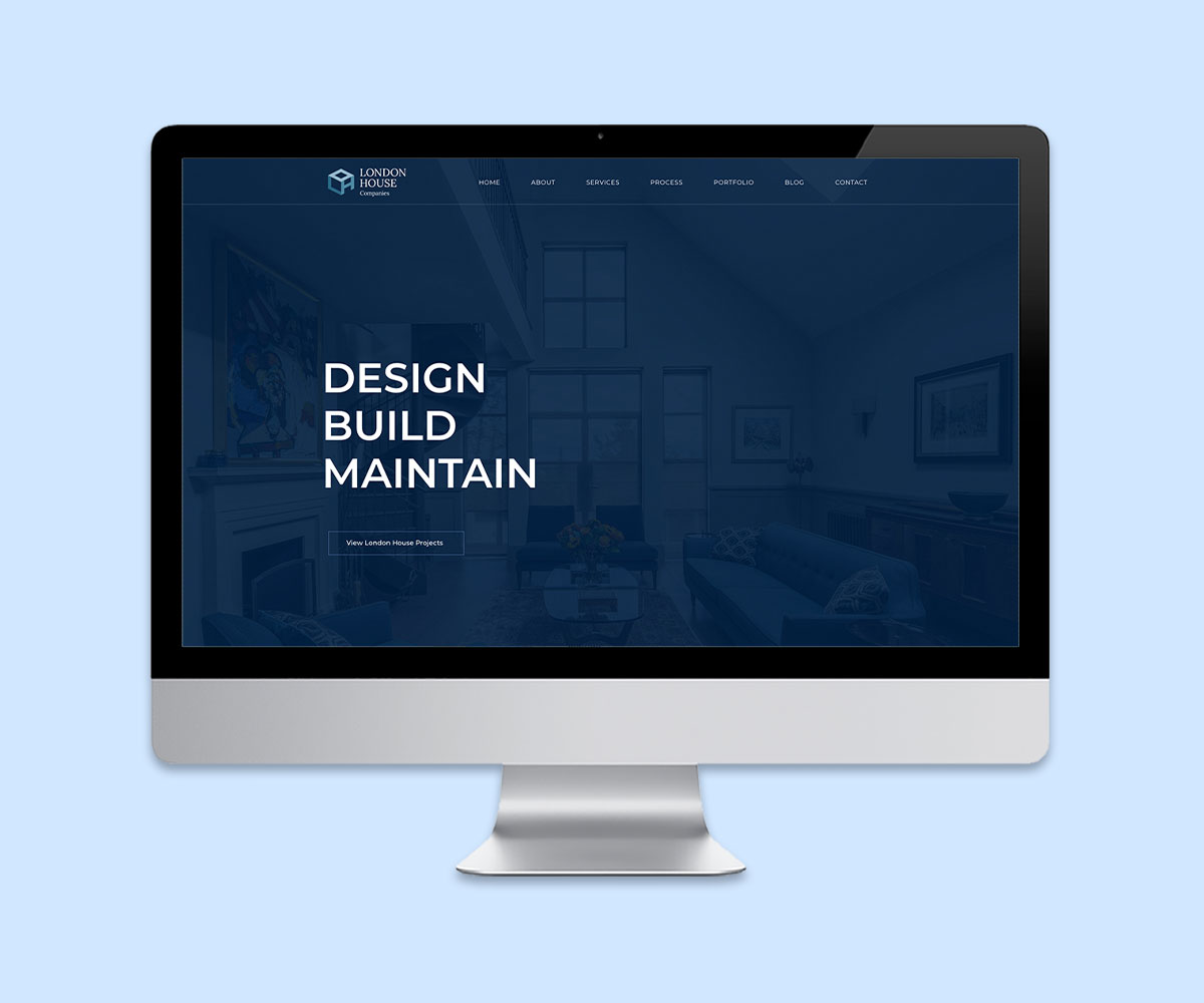London House Companies desktop view
